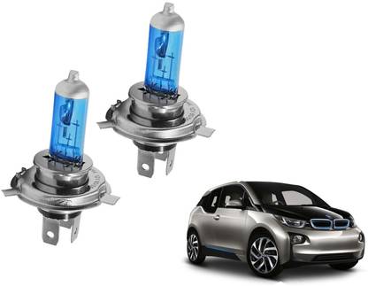 WolkomHome Car H4 halogen headlight bulb 12V 130/100W 5000K Cool Blue Headlights Lamp Light Bulb Replacement for BMW i3 Headlight Car Halogen for BMW (12 V, 100 W)
