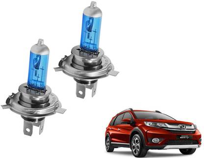 WolkomHome Car H4 halogen headlight bulb 12V 130/100W 5000K Cool Blue Headlights Lamp Light Bulb Replacement for Honda BRV Headlight Car Halogen for Honda (12 V, 100 W)