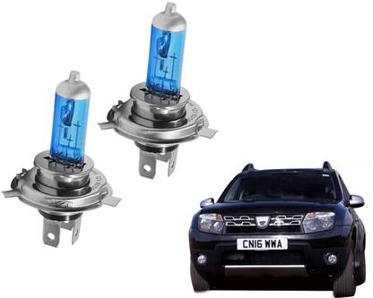 WolkomHome Car H4 halogen headlight bulb 12V 130/100W 5000K Cool Blue Headlights Lamp Light Bulb Replacement for Renault Duster Old Headlight Car Halogen for Renault (12 V, 100 W)