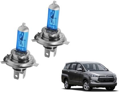 WolkomHome Car H4 halogen headlight bulb 12V 130/100W 5000K Cool Blue Headlights Lamp Light Bulb Replacement for Toyota Innova Crysta Headlight Car Halogen for Toyota (12 V, 100 W)