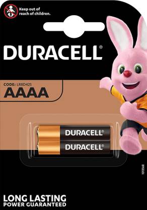 DURACELL SPECIALTY ALKALINE AAAA BATTERIES 1,5V, Pack of 2  Battery