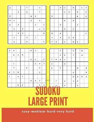 Large Print Sudoku Puzzles