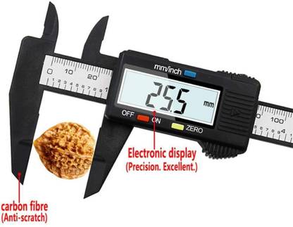 ANADI 150 mm/6-inch Stainless Steel Digital Caliper with Display Screen 150 mm/6-inch Stainless Steel Digital Caliper with Display Screen Digital Caliper