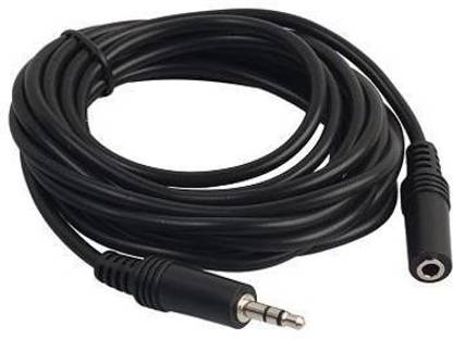 JAMUS AUX Cable 5 m 3.5mm Male to Female 5 Meter Stereo Aux Extension Cable Compatible with Headphone