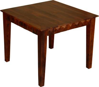 Induscraft Sheesham Wood Solid Wood 4 Seater Dining Table