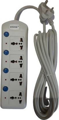 STONE POWER SOCKET CHARGING POINT 4 Socket Extension Boards 5 Meter 4  Socket Extension Boards