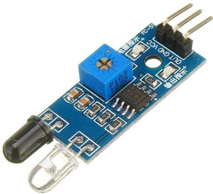 DS Robotics IR Infrared Obstacle Avoidance Sensor Module 3-Wire Reflective Photoelectric Sensor Module Compatible with Arduino Smart Car Robot Raspberry Pi 3 FM Transmitter Electronic Hobby Kit