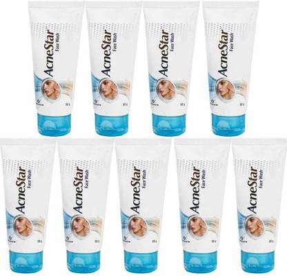 MANKIND Acne Star Face wash Set of 9 Face Wash