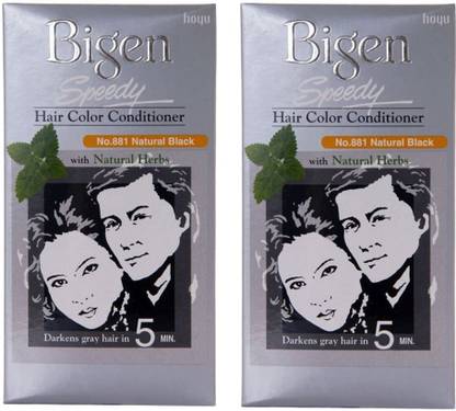Bigen 881 Natural Black PACK 2 , Natural Black 881