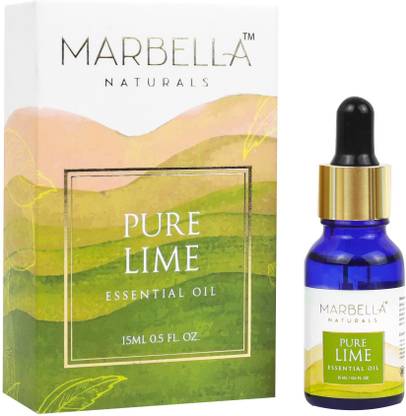 MARBELLA NATURALS Pure Lime Essential Oil | Helps Brighten Your Skin When Mixed with other Carrier oils | Helps to Instantly Uplift Your Mood | Can be Used as a Deodorant