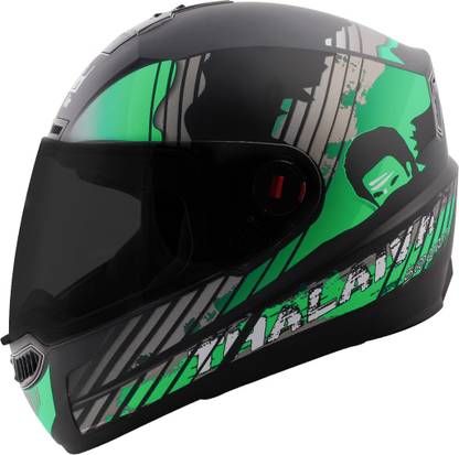 Steelbird SBA-1 Thalaiva Full Face ISI Certified Helmet Fitted Clear Visor and Extra Visor Motorbike Helmet