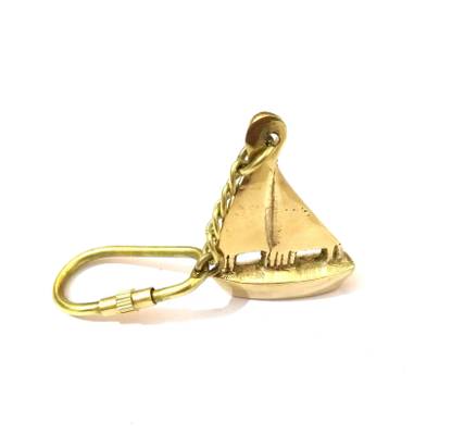 Shoptreed Nautical Solid Brass Ship Key Chain