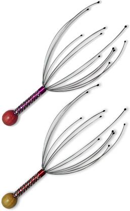 goldcave Head Neck Scalp Massager - Set of 2 Multipurpose Relaxer Massager