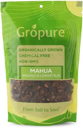 Gropure Organic Mahua Flower Dried (Madhuca Longifolia)