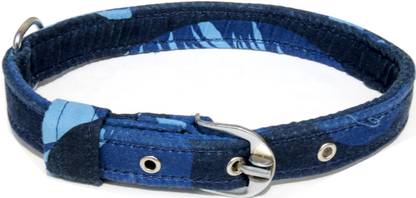 BODY BUILDING Premium Quality Nylon 3D Blue Military Printed 1 inch Dog Collar, Dog Belt Neck Size 42 cm to 54 cm Dog Everyday Collar