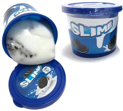 AncientKart Oreo Scented Puff Slime set of 2 Multicolor Putty Toy