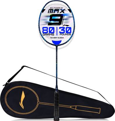 LI-NING G-Force Superlite Max 9 Blue Strung Badminton Racquet