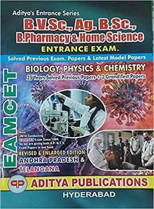 Aditya's Eamcet B.v.sc.,ag.b.sc.,b.pharmacy &Home Science Entrance Exam