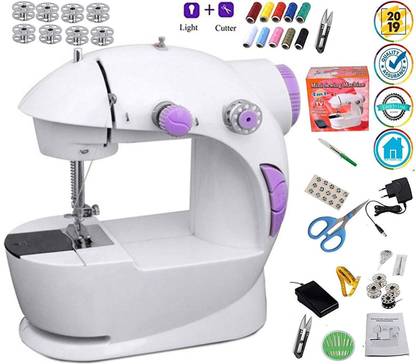 appigo Multi Electric Mini 4 in 1 Desktop Functional Household Sewing Machine,Mini Sewing Machine for Home, Sewing Machine for Home Tailoring (Sewing Machine) Sewing Kit