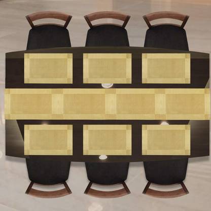 YELONA Rectangular Pack of 7 Table Placemat