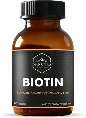 Dr.Nutra Biotin Maximum Strength for Hair Skin & Nails-10000 mcg , 60 Capasule