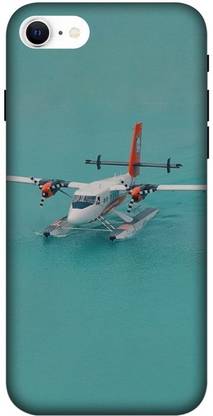 ANGELSKY Back Cover for Apple Iphone 8 ( airplane wallpaper) PRINTED BACK COVER