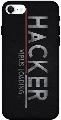 LUCKY MOBI.COM Back Cover for Apple Iphone 8 ( hacker wallpaper) PRINTED BACK COVER
