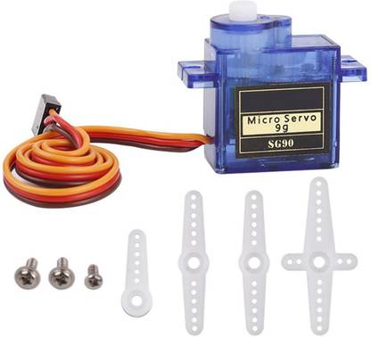NEBULARCTECH Servo Motor SG90, Robot arm motor, mini servo, 9g servo motor, mini actuator, servo 9gram,DIY Project, School project, collage project Educational Electronic Hobby Kit