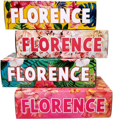 Presidential Florence Facial Tissue Paper - Set Of 4 Tissue Box of 200 sheets each.