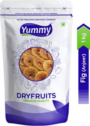 Yummy Premium Quality Dried Anjeer ( Dried Figs ) 1 kg Figs