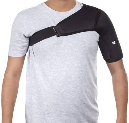 FIDO Shoulder Support Adjustable Stretch Strap Wrap Belt Gym Guard shoulder Brace Left Shoulder Support