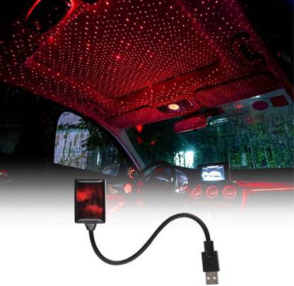play run Automatic-Rotating Star Projector Night Light Romantic Auto Roof Star Projector Lights, Portable Star Decoration Lamp Night Lamp, Flexible USB Night Lamp for Car, Ceiling, Bedroom, Party Car Fancy Lights Car Fancy Lights