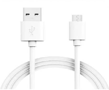 i-FiX Micro USB Cable 2.4 A 1 m Micro USB Cable 2.4A Charging Data Cable | Tangle Free | 1 Meter (White)