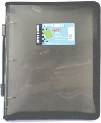 SAYA Polypropylene Zipper Ring Binder 25mm 2-O Ring