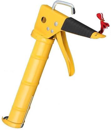 Gadariya King High Quality Half Round Caulking Silicon Gun Metal Lever Handle Aquarium Tool Standard Temperature Cordless Glue Gun (10 mm) Standard Temperature Cordless Glue Gun
