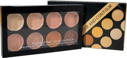 Dragon Crew Highlighter and Contour 8 Shades Concealer Palette Highlighter