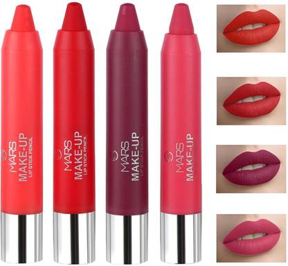 MARS Ultra Matte Lipstick Pack of 4