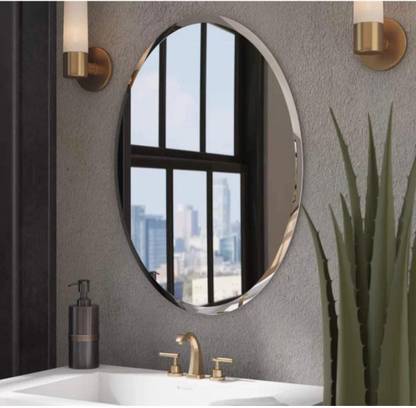 Aaina Oval Mirror_21 12 X 18 Inch Decorative Mirror