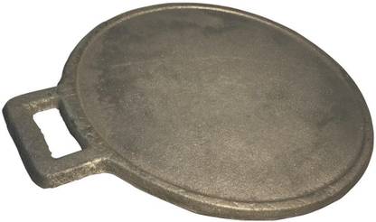 hanae luvan Cast Iron Dosa chapathy Tawa Single Handle Dosa Kallu/Dosai kal/roti Tawa 27.94 cm diameter