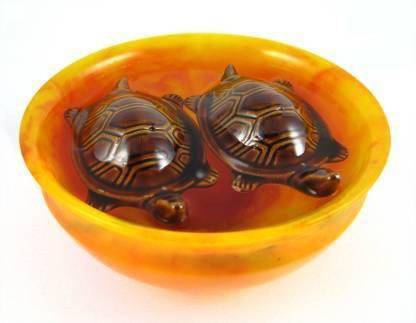 gandak Tortoise is the symbol of good luck and prosperity Decorative Showpiece  -  11 cm