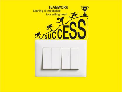 Decoration Stickers 25 cm success quotes ,motivational pictures for success, life success quotes. Self Adhesive Sticker