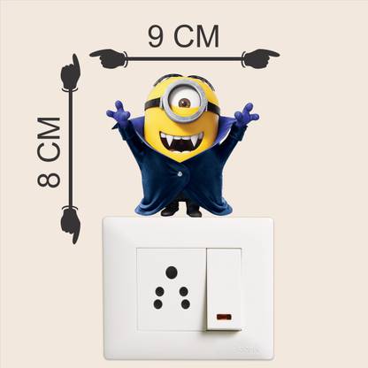 Decoration Stickers 30 cm Minion Fridge ,Minion funny , funny love , minion funny love Self Adhesive Sticker