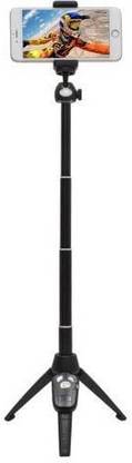 Twixxle XVI -143-GB-Bluetooth Tripod Selfie Stick Aluminium Rod Tripod, Tripod Bracket