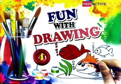 Red Active Fun with Drawing Class 4