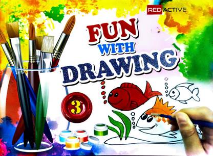 Red Active Fun with Drawing Class 3