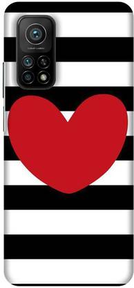 PNBEE Back Cover for Xiaomi Mi 10T Pro 5G, M2007J3SG, Xiaomi Mi 10T 5G, M2007J3SY - Heart Print