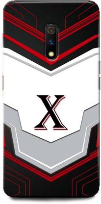 Afterglow Back Cover for Realme X X, X LETTER, X NAME, BLUE, JEANS, X ALPHABET, ALPHABET