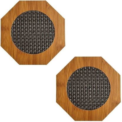 Morbrix Hexagon Wood Coaster Set