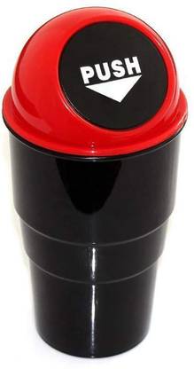 NIYATI ENTERPRISE Mini Car Trash Bin Can Holder Dustbin Car - Multi Color Pack of 1 Plastic Dustbin