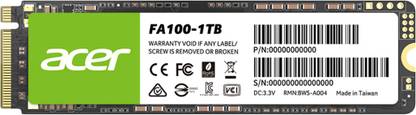 Acer FA100 1 TB Laptop Internal Solid State Drive (SSD) (FA100)